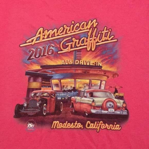 Anvil 2016 American Graffiti tee size L (F) - Picture 4 of 4